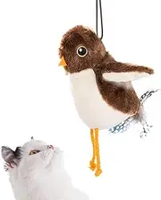 Flapping Bird Cat Toy - Interactive Exercise Toys - Automatic Chirping Bird Interactive for Indoor Outdoor Play to Relieve Boredom, Encourage Exercise