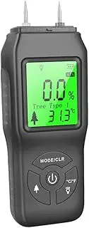 Moisture Meter Tester Outdoor Leak Detector Digital Moisture Meter Lcd Display Easy Handling Black