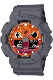 CASIO G-SHOCK GA-100FL-8AJF Flame Inside Analog Digital Men Watch New