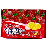 在飛比找PChome24h購物優惠-北海道 草莓夾心餅 360g