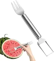 Watermelon Slicer Cutter Tool - Stainless Steel Watermelon Cutting Artifact | Double Head Ergonomic Manual Vegetable Chopper for Carving Baking Prep Cooking