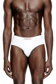 [Diesel] Diesel - 2-pack briefs with Diesel Industry flag - Briefs - Man - Multicolor XL Multicolor