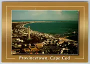Provincetown Cape Cod MA Pilgrim Monument Postcard