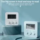 Shower LCD Sleep Stopwatch Count Digital Timer Cooking Alarm Clock Gadget Tools