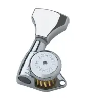 Genuine Hipshot 7 string 3x4 Open Chrome Griplock locking tuners
