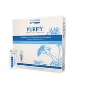3x Natural Look Purify Anti-Hair Loss Concentrated Treatment 12x10ml