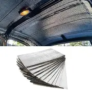 12pcs 50x30CM Sound Deadener Heat Proof Insulation Noise Proofing Foam Car Auto Shield