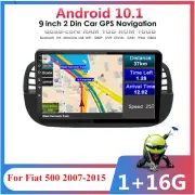 Android 10.1 9''Quad-core WiFi/3G/4G Audio Car GPS Nagavition For 07-15 Fiat 500 (for: Fiat)