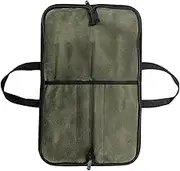 Chef Knife Bag | Portable Waxed Canvas Knife Organizer with Handle | Travel Kitchenware Pouch with Compartments for Culinary Tools and Kitchen Utensils