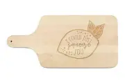 Creative Products I Could Just Squeeze You 17 x 8 Maple Paddle Cutting Board