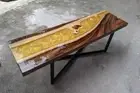 Epoxy resin TV Shelf /wooden coffee table / Console Table Top / Countertop Slabs