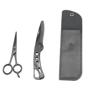 Portable Men Beard Comb Stainless Steel Male Shaving Comb Mustache Brush3475