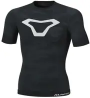Macna Base Layer Summer Functional Shirt, black-grey, Size 2XL 3XL for Men Black Grey