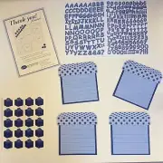 NEW Creative Memories - BLUE DOT MINI ABC/123, PRESENTS & JOURNALING BOXES