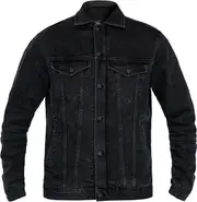 John Doe Maverick XTM, jeans jacket , color: Black , size: XS