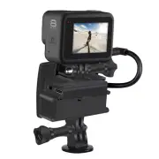 Selfie Mirror Bracket HD Wide-Angle Mirror w/ Cold Shoe Mount for Gopro Hero 12