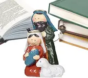 Nativity Tabletop Scenes | Christmas Nativity Manger Scene,Holy Family Manger Scene, Nativity Figures, Christmas Nativity Scene for Tabletop Mantel