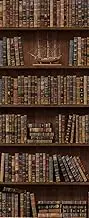 A.Monamour 3D Door Stickers for Interior Doors Old Vintage Books on Bookcase in Library Vinyl Waterproof Self Adhesive Door Mural Decals for Bedroom Office Bathroom 90 x 200 cm