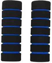 Cycling Foam Sponge Handlebar Grip Cover Sponge Motorcycle Handle Bar Handle Grip Blue Racing Bicycle Foam Handlebar Cover Durable Processed