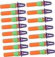 Ciieeo 15pcs Oil Pastel Extender Drawing Crayon Sharpener Oil Painting Stick Crayon Extension Chalk Holder Crayon Lengthener Multitools Metal Holder Plastic Pencil Toddler Stationery