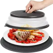 Microwave Food Cover & Matvented Collapsible Splatter Guard Dish Plate Lid & 12"