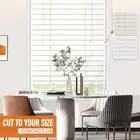 50mm Smooth Slat PVC Venetian Blinds White/Stone 137cm or 225cm Drop