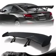 57" TYPE-2 Primer Black ABS Adjustable Trunk GT Style Spoiler Wing Universal (for: Lexus)
