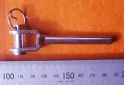 4x Marine Swage Jaw End Terminals, 5/32" Stainless G316