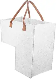 CAXUSD Stair Storage Basket Home Storage Baskets Laundry Hamper for Kids Foldable Step Ladder Stair Step Basket L- Shape Stair Organizer L Shape Stair Basket L-shaped Laundry Hamper Lift