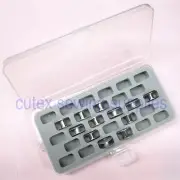 Plastic Bobbin Storage Box - Holds 28 Bobbins With Lid