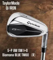 TaylorMade Qi Iron 5 P AW SW Set of 8 Diamana BLUE TM60 R