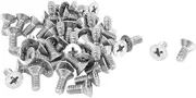 uxcell M4 x 10mm Phillips Flat Head Countersunk Bolts Machine Screws 50pcs