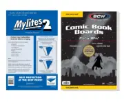 200 Mylites 2 Mil Mylar Silver & Golden Age Comic Book Bags and Boards (BCW)