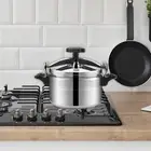 Pressure Cooker for All Hob Types 80kpa Lightweight 9L Induction Cookware
