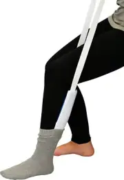 NOVA Sock & Stocking Aid Soft Terry Cloth & Flexible Easy to Use with Straps