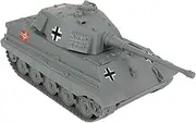 BMC WWII Gray German King Tiger Toy Tank 1:32 Scale for 54mm Army Men Soldier Figures