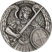 Saint Michael Archangel Challenge Coin with Psalm 91:10-11 – Christian Collectible Token of Protection and Faith Angel Protection Medal, Spiritual Token of Faith
