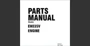 Robin America EH035V Engine Spare Parts Manual (Reprint)