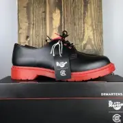 Dr. Martens X CLOT 1461 Mens Size 13 Black Red Shoes W Extra Pair Red Shoelaces