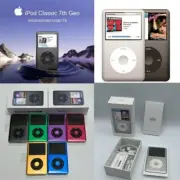 2024Custom 2TB iPod Classic 7th Gen Taptic Mod 3000mah Battery- Latest Model