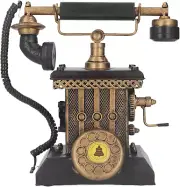 Creative Retro Telephones, Fake Telephone Decor Statue, Antique Telephone Props,