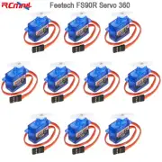 10pcs Feetech FS90R Micro RC Analog Servo Motor 360 Continuous Rotation 6V