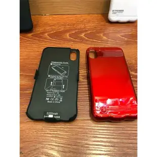 適用iPhoneXR卡扣半包背夾充電寶Xmax充電手機殼7/8plus移動電源