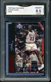 1998 Upper Deck MJ23 #M22 Michael Jordan Chicago Bulls HOF GMA 8.5 nm/mt+