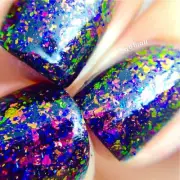 Polish Me Silly - Fun House - Pink Gold Blue Magenta Shifting Flakie Nail Polish