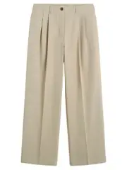 TOTEME | Relaxed Chino Trousers in Beige Desert | The UNDONE