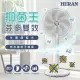 【HERAN 禾聯】14吋光觸媒+奈米銀 雙效抑菌DC扇(HDF-14SH71G)