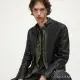 【ALLSAINTS】CORA 經典復古簡約純羊皮皮衣外套-烏黑 ML014P