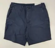 NEW American Eagle NE(X)T Level Flex Classic 8” Shorts Sz 30 Navy Blue Men’s