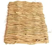 BUGUUYO Seagrass Grass Mat Handmade Mat for Small Animals Safe for Chewing 28x20cm